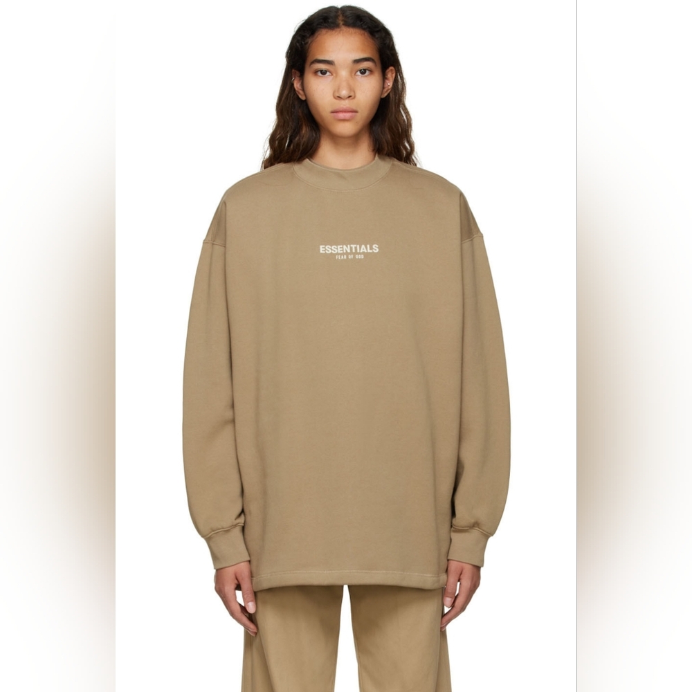 Fear Of God Essentials Crewneck Sweatshirt Oversized Fit Small Unisex Men Women